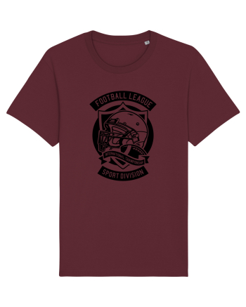 American Football Sport Black Burgundy