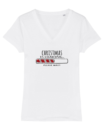 Christmas Is Loading White