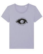 See The Space Tricou mânecă scurtă guler larg fitted Damă Expresser