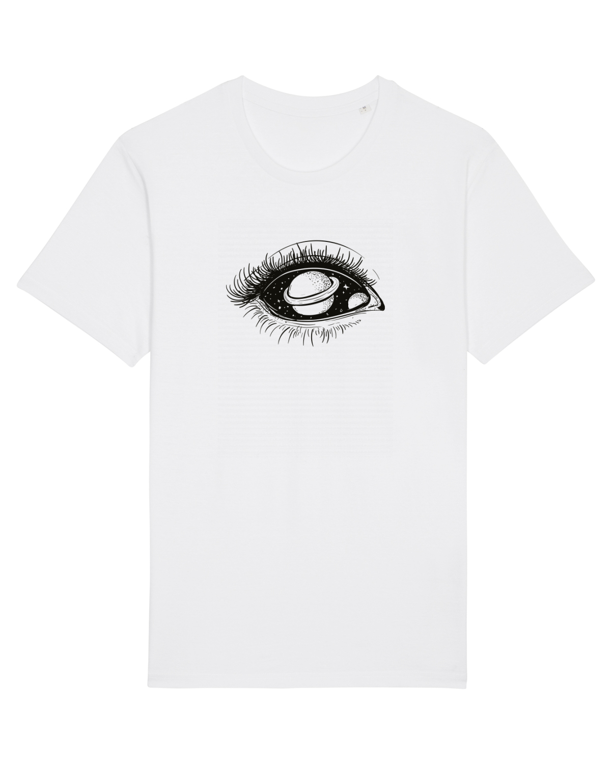 Tricou mânecă scurtă Unisex Rocker White