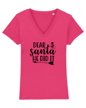 Dear Santa He Did It Raspberry
