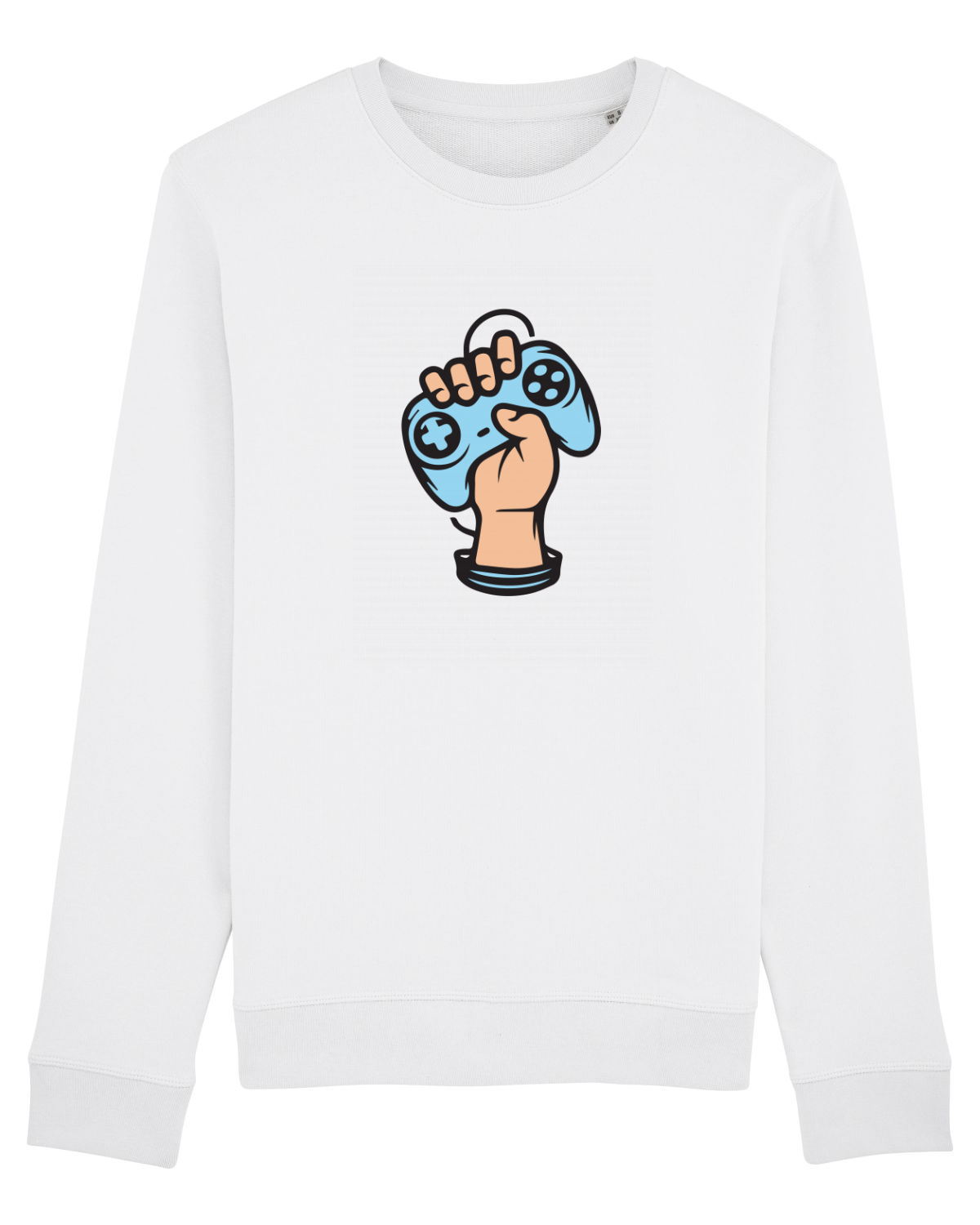 Bluză mânecă lungă Unisex Rise White