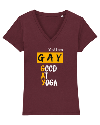 GAY-Good At Yoga Burgundy