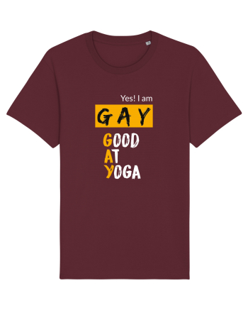 GAY-Good At Yoga Burgundy