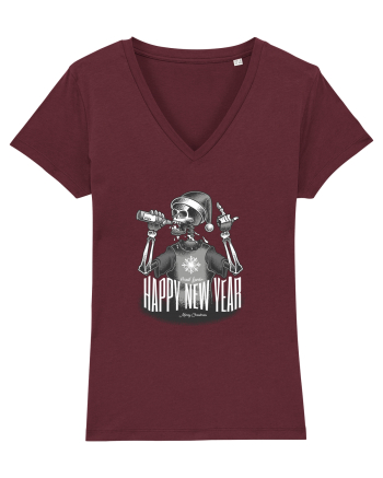 Happy New Year Burgundy