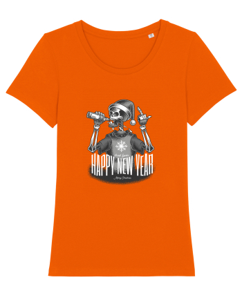 Happy New Year Bright Orange