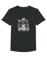 Happy New Year Tricou mânecă scurtă guler larg Bărbat Skater