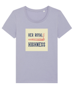 Her Royal Highness Tricou mânecă scurtă guler larg fitted Damă Expresser