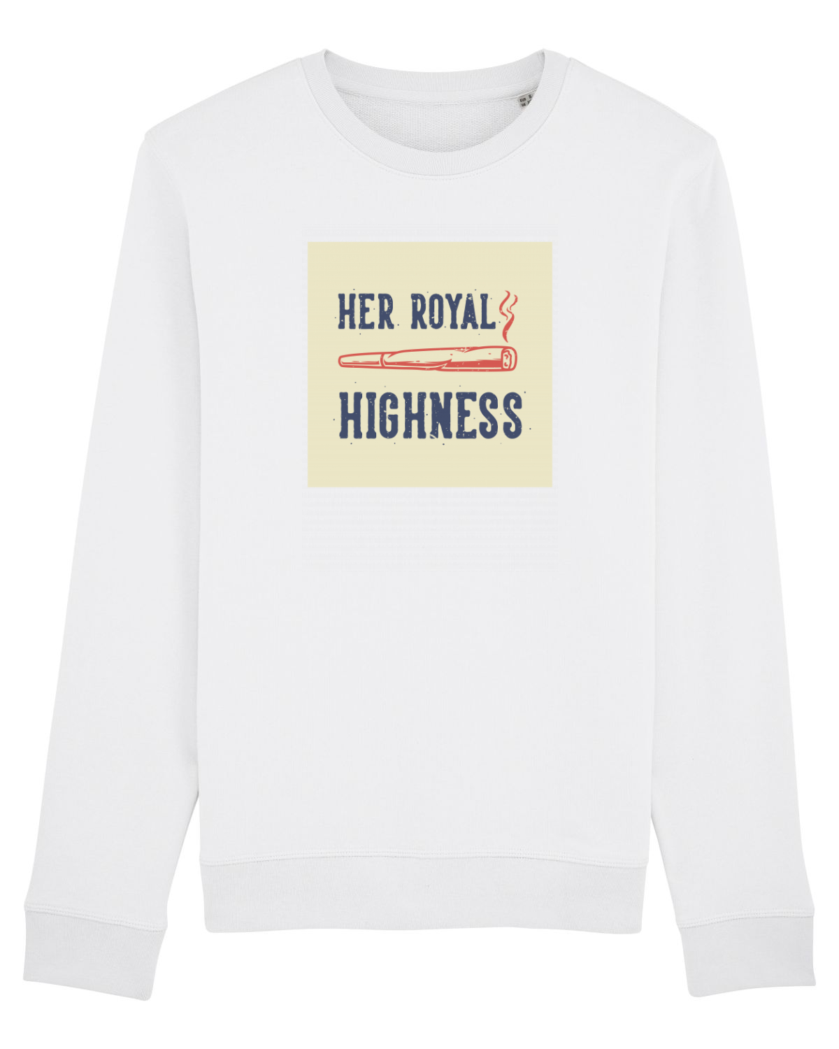 Bluză mânecă lungă Unisex Rise White