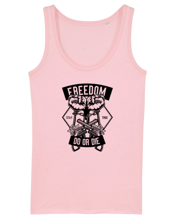 Freedom or Die Black Cotton Pink