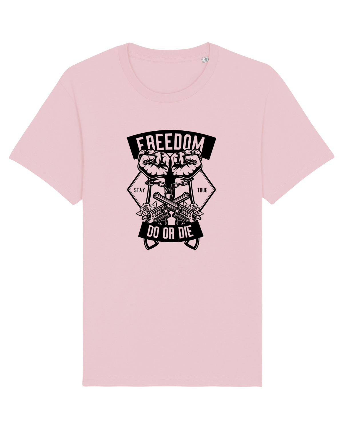 Tricou mânecă scurtă Unisex Rocker Cotton Pink