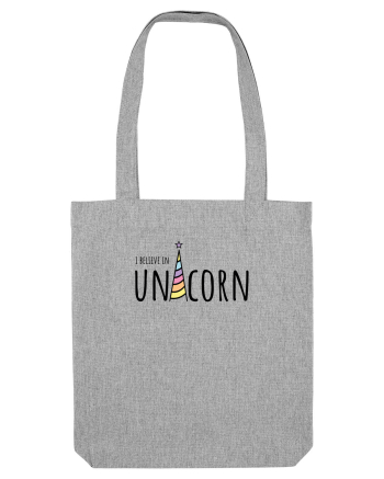 I Believe In Unicorn Heather Grey