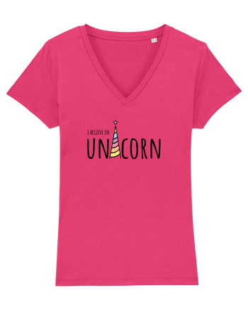 I Believe In Unicorn Raspberry