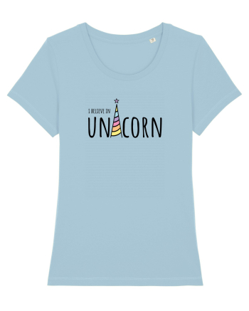 I Believe In Unicorn Sky Blue