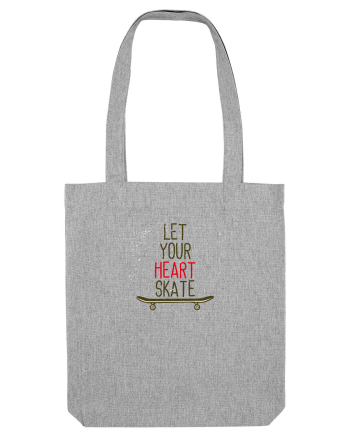 Let Your Heart Skate Heather Grey