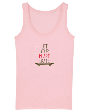 Let Your Heart Skate Cotton Pink
