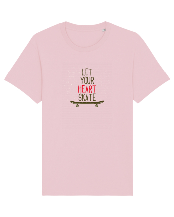 Let Your Heart Skate Cotton Pink