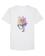 Like A Bird Tricou mânecă scurtă guler larg Bărbat Skater