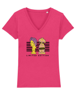 Limited Edition Tricou mânecă scurtă guler V Damă Evoker