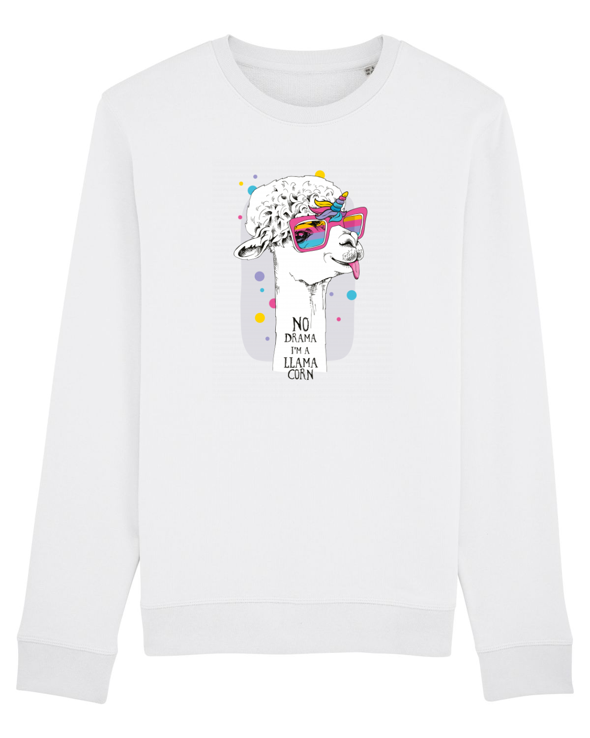 Bluză mânecă lungă Unisex Rise White