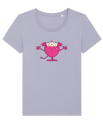 Love Ya Tricou mânecă scurtă guler larg fitted Damă Expresser