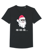Ho-Ho-Ho...Craciun Fericit! Coll Santa Tricou mânecă scurtă guler larg Bărbat Skater