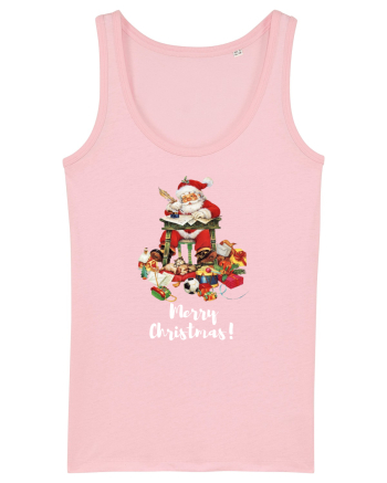  Mos Craciun va Ureaza Craciun Fericit! Cotton Pink