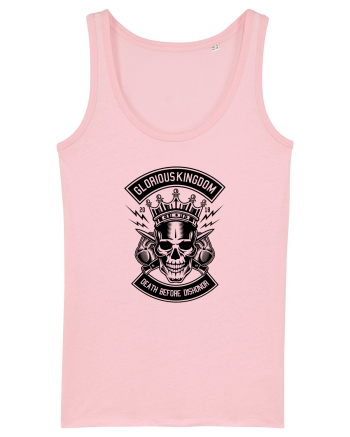 Kingdom Skull Black Cotton Pink