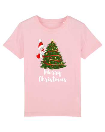  Mos Craciun Va Ureaza Craciun Fericit Cu Bradul Impodobit! Cotton Pink