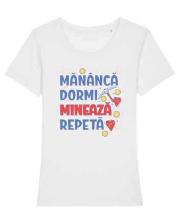 Mananca, dormi, mineaza, repeta White