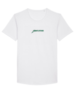 Meditation Rockstar Tricou mânecă scurtă guler larg Bărbat Skater