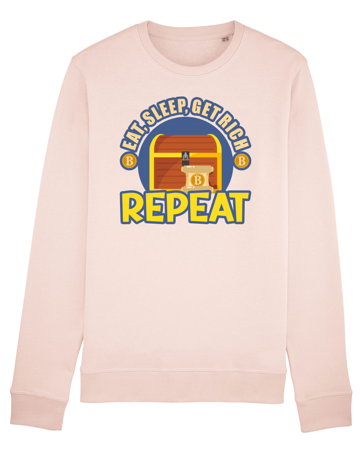 Bluză mânecă lungă Unisex Rise Candy Pink