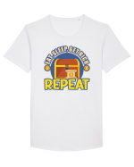 Get rich Tricou mânecă scurtă guler larg Bărbat Skater