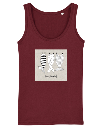 Mermaid Skins Burgundy