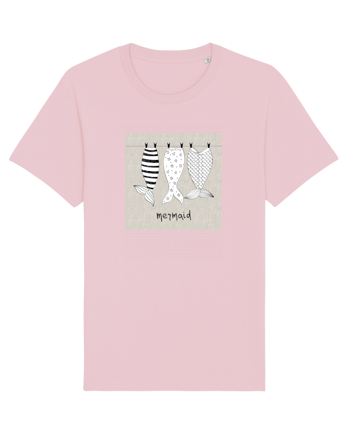 Tricou mânecă scurtă Unisex Rocker Cotton Pink