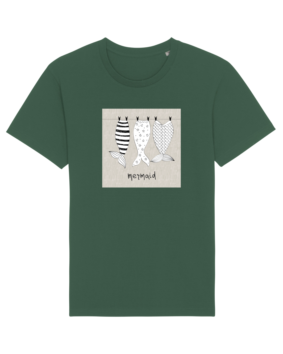 Tricou mânecă scurtă Unisex Rocker Bottle Green