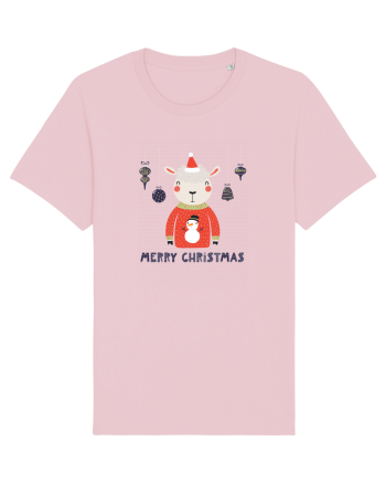 Merry Christmas Cotton Pink