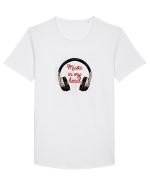 Music In My Head Tricou mânecă scurtă guler larg Bărbat Skater