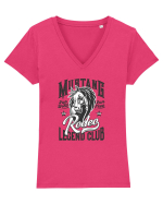 Mustang Tricou mânecă scurtă guler V Damă Evoker