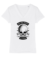 Golf Skull Master Black Tricou mânecă scurtă guler V Damă Evoker