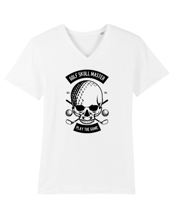 Golf Skull Master Black White