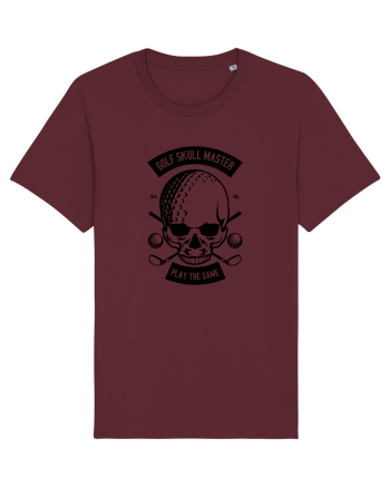 Golf Skull Master Black Burgundy