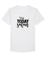 Not Today Satan Tricou mânecă scurtă guler larg Bărbat Skater
