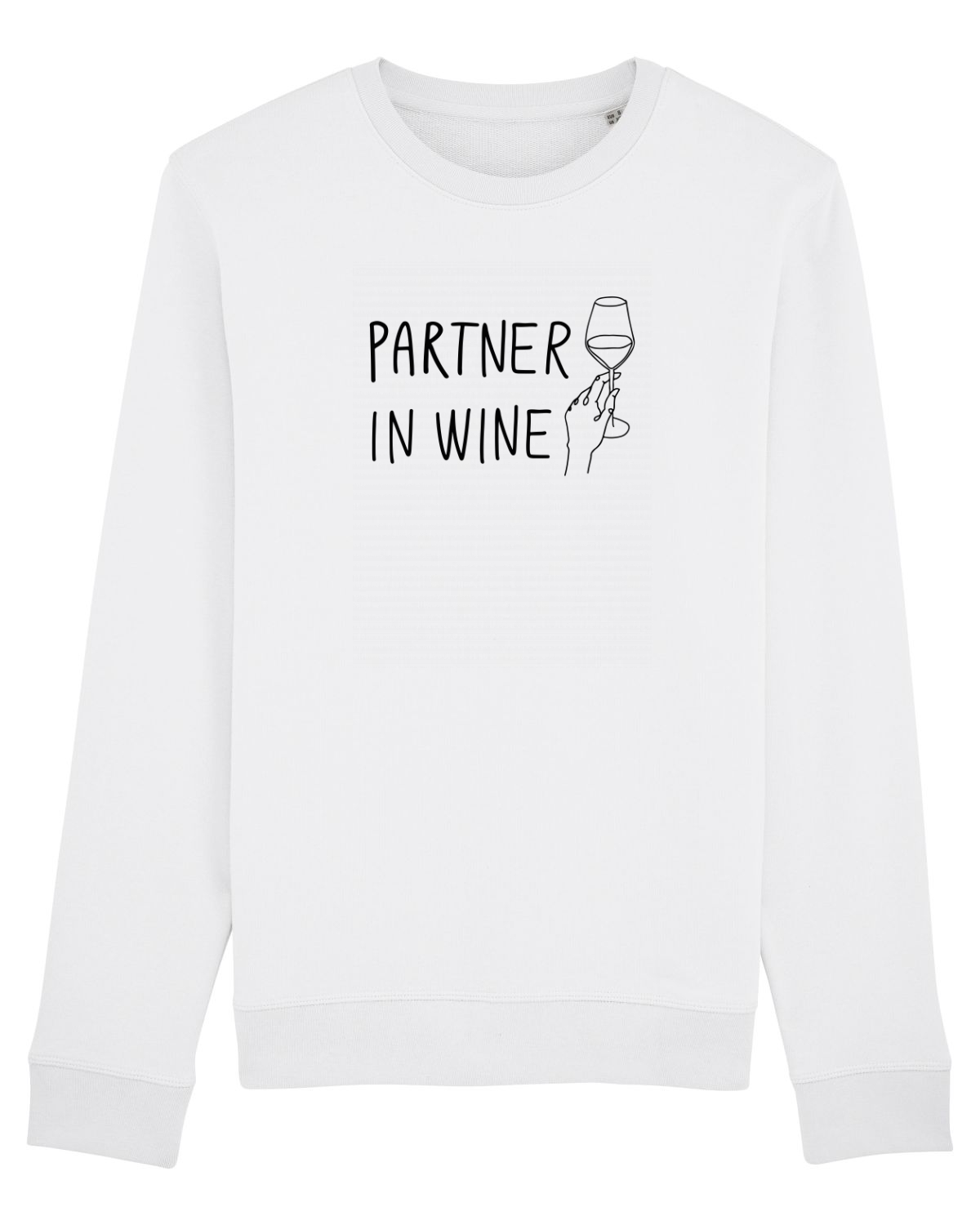 Bluză mânecă lungă Unisex Rise White