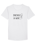 Partner In Wine Tricou mânecă scurtă guler larg Bărbat Skater