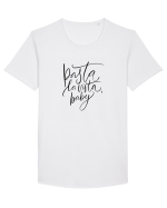 Pasta La Vista, Baby! Tricou mânecă scurtă guler larg Bărbat Skater