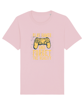 Play Games And Forget The Reality Cotton Pink