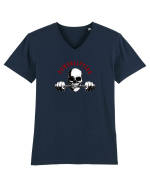 Powerlifting Tricou mânecă scurtă guler V Bărbat Presenter
