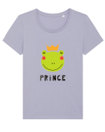 Prince Tricou mânecă scurtă guler larg fitted Damă Expresser