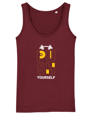 Push Yourself Burgundy